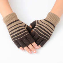 New design half finger cotton compression arthritis gloves winter warm gloves for student